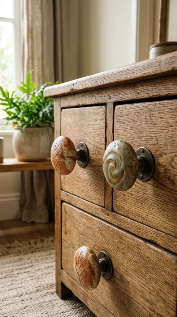 Clay Door Knobs