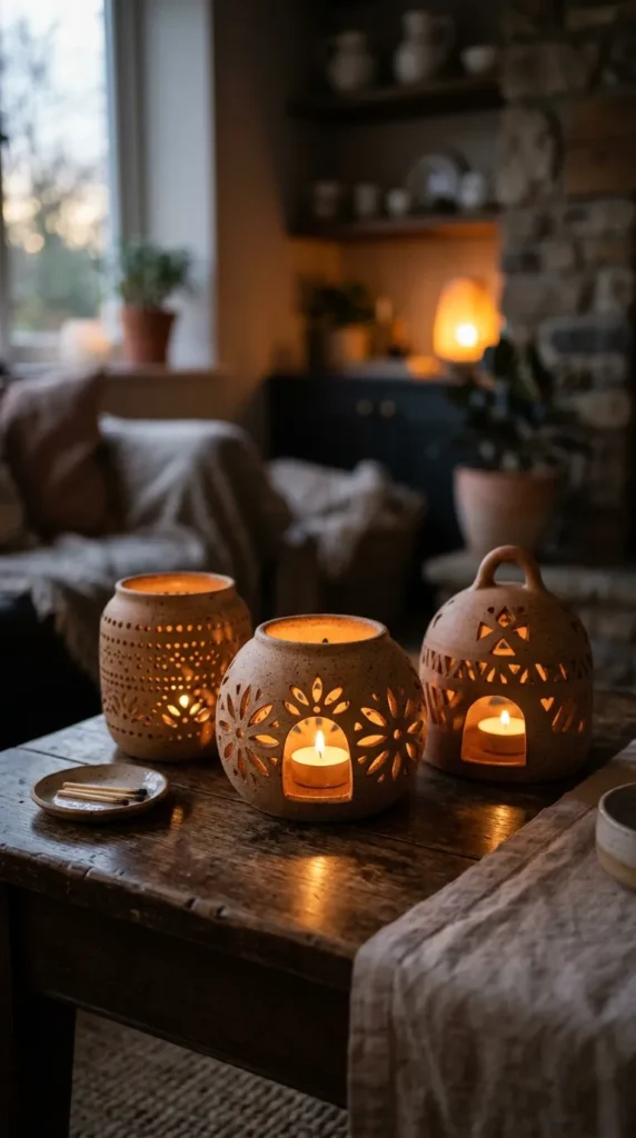 Clay Lanterns