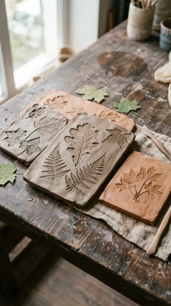 Clay Leaf Impressions
