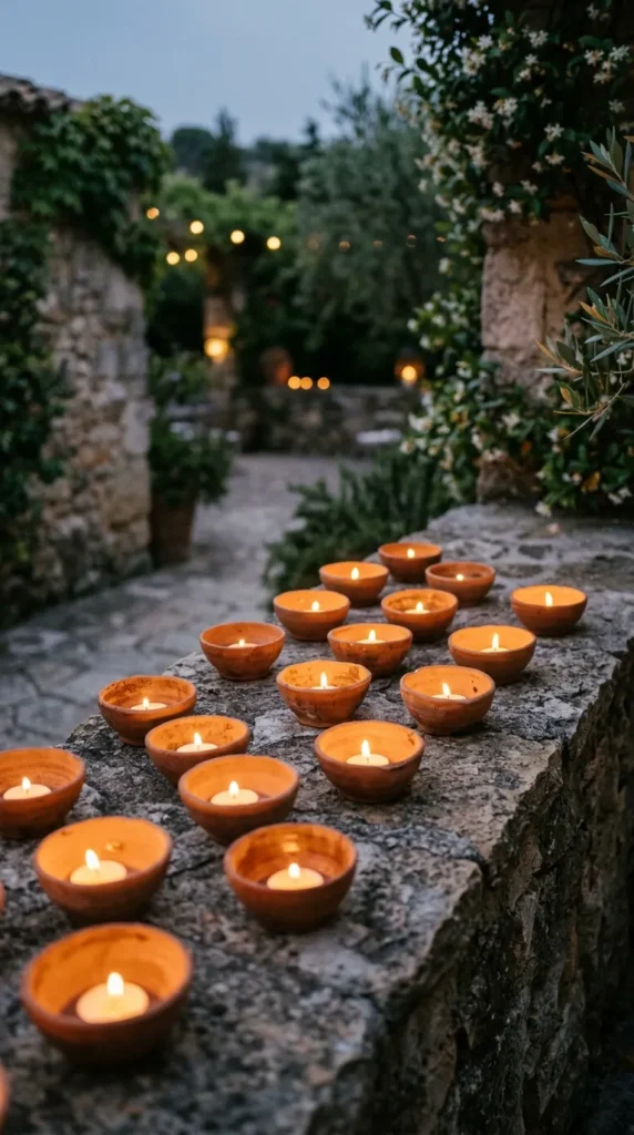 Clay Tea Light Bowls