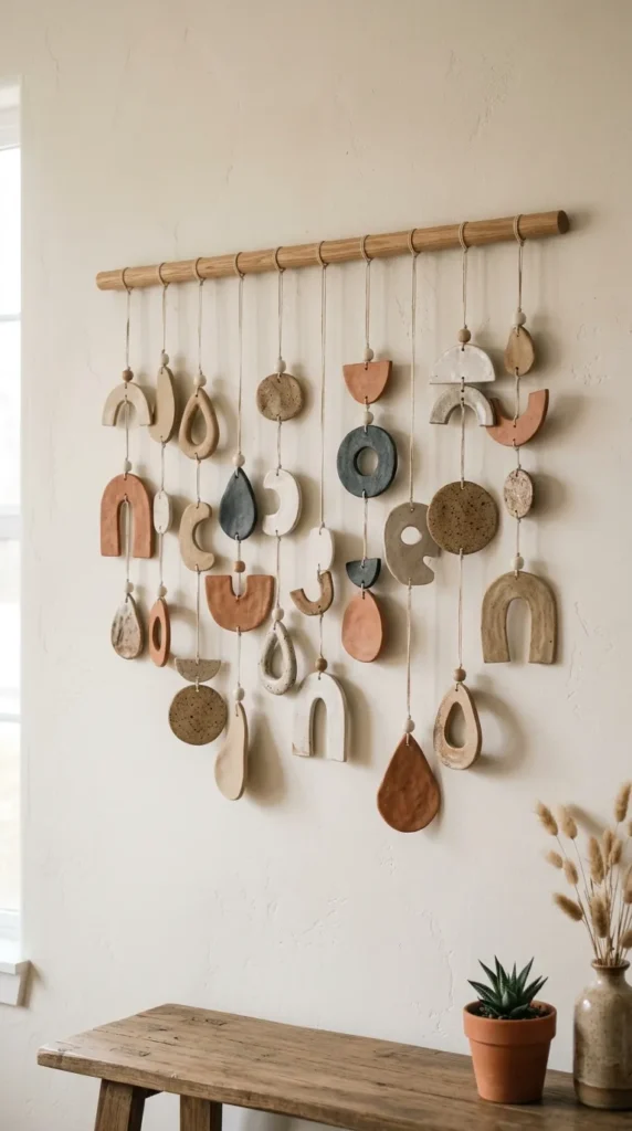 Clay Wall Hanging Shapes