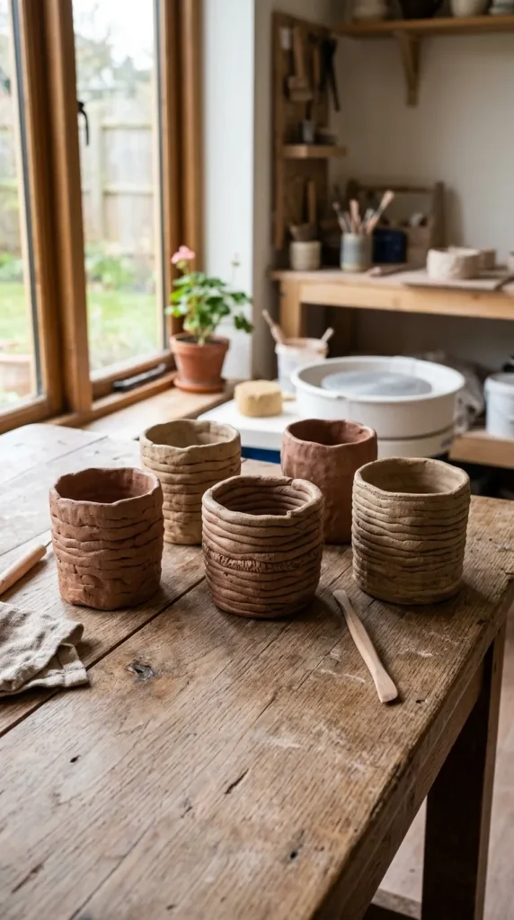  Coil Clay Cups