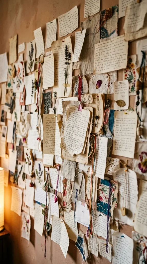 Collage Prayer Art Wall