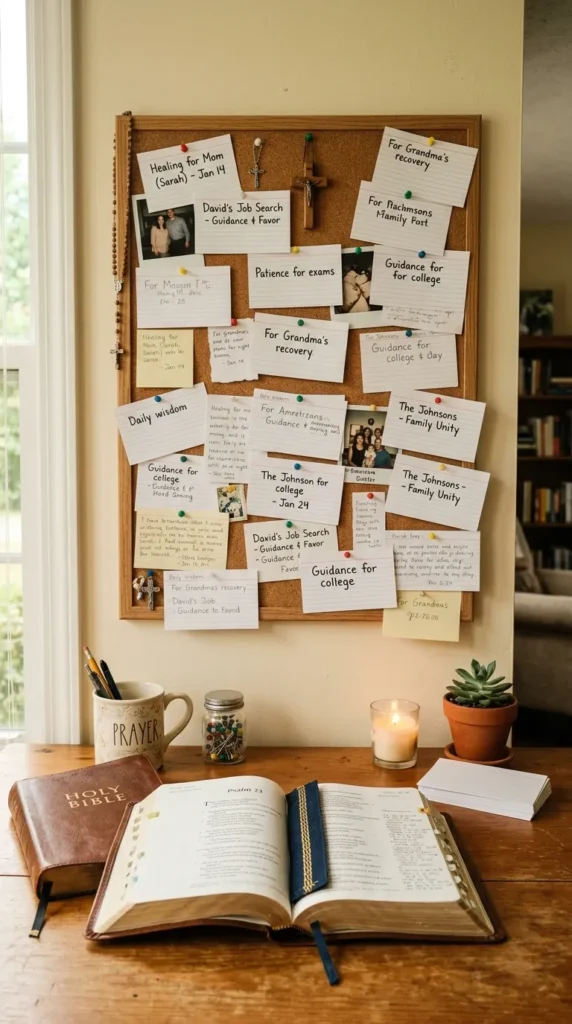 Daily Prayer Focus Board