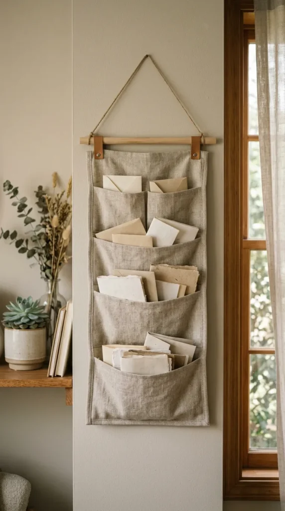 Envelope Pocket Wall Organizer