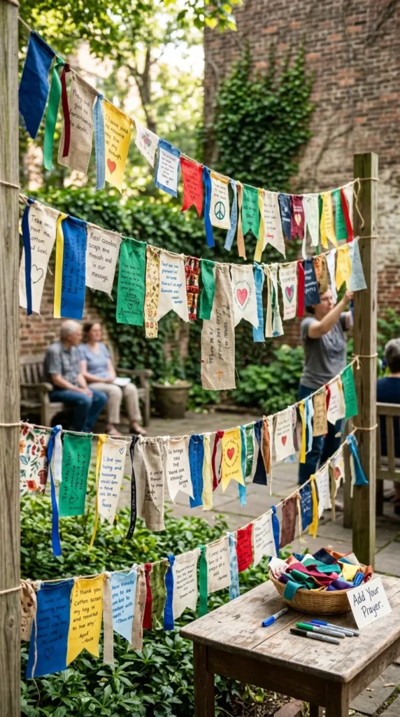 Fabric Banner Prayer Wall