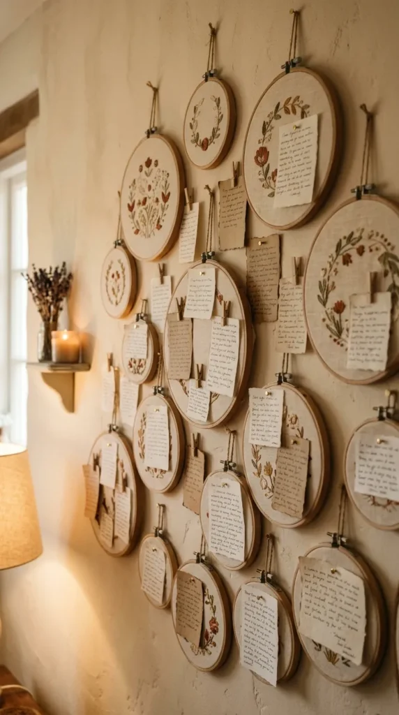 Fabric Hoop Prayer Wall