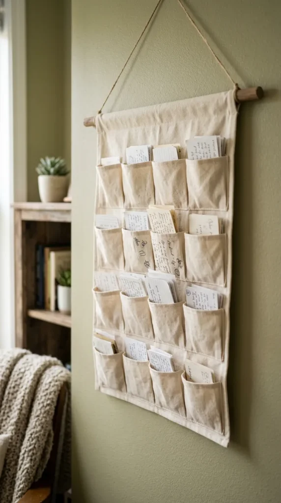 Fabric Pocket Prayer Wall
