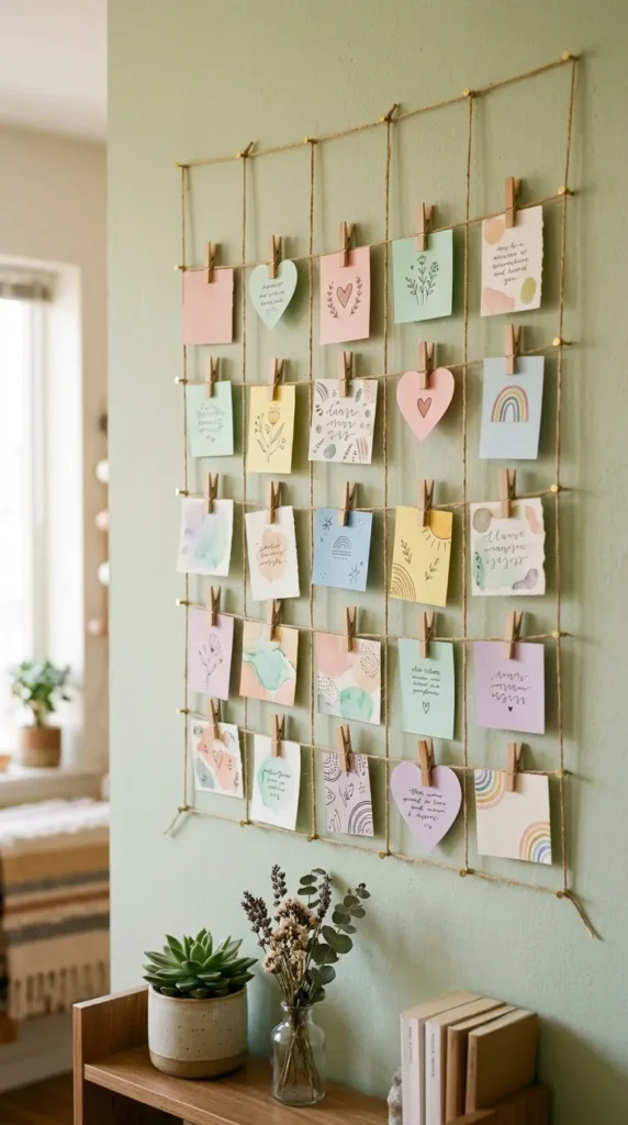 Faith Affirmation Wall Grid