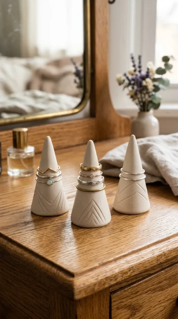Handmade Clay Ring Holders
