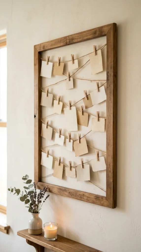Hanging Twine Clip Prayer Board