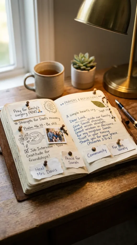 Journal Style Prayer Board