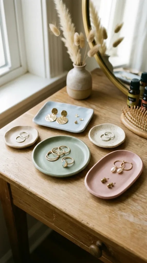  Mini Clay Jewelry Trays