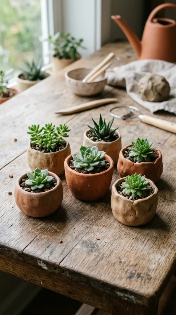 Mini Clay Plant Pots