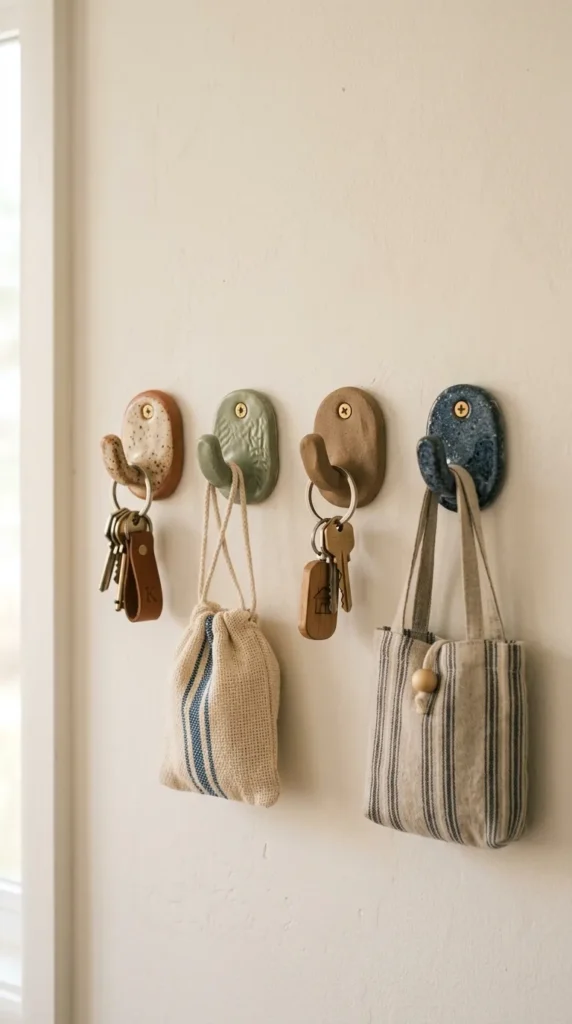 Mini Clay Wall Hooks