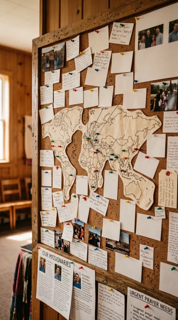 Mission Prayer Board