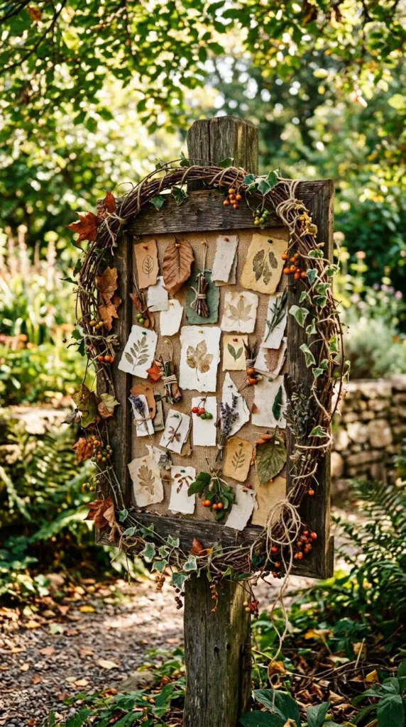 Nature-Themed Prayer Board