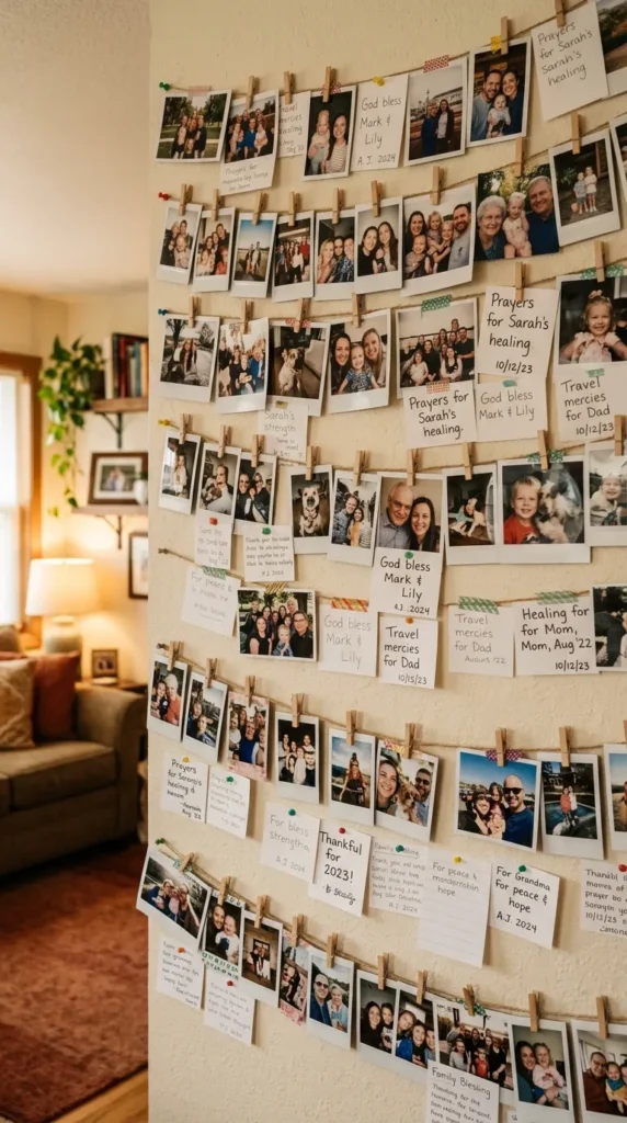 Photo Memory Prayer Wall