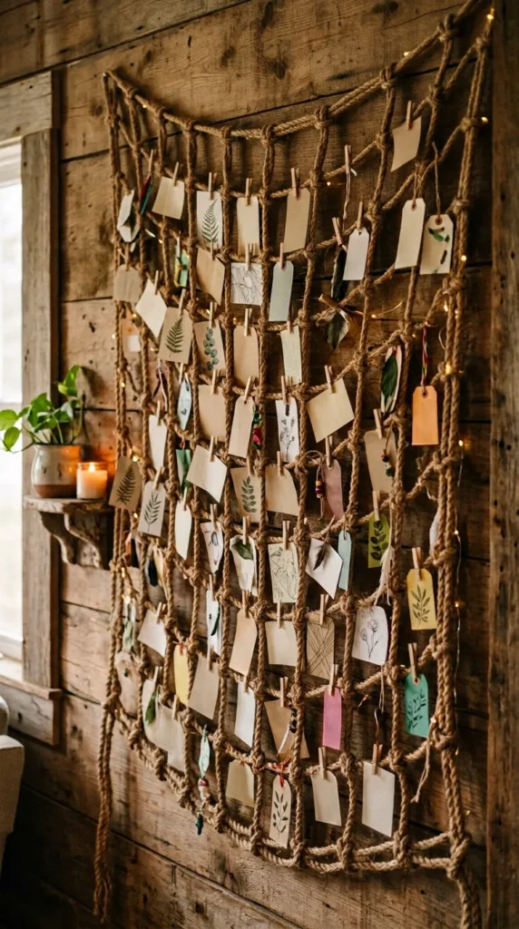 Rope Net Prayer Wall