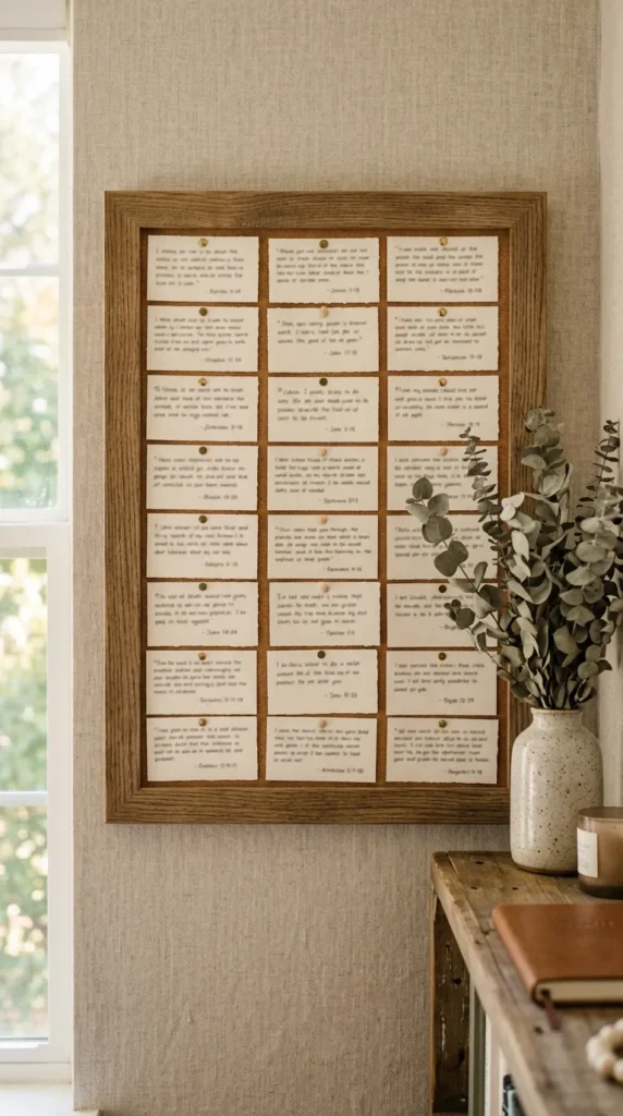 Scripture Memory Prayer Board