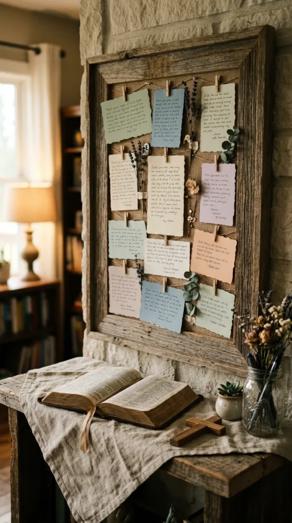 Scripture Verse Memory Board