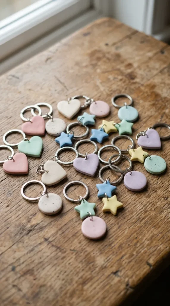 Small Clay Keychains