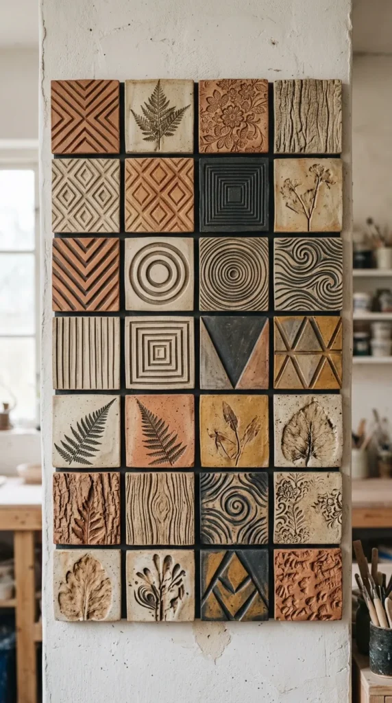 Textured Clay Wall Tiles