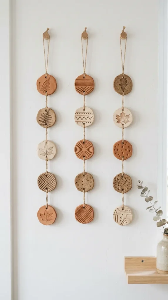 Tiny Wall-Hanging Clay Tiles
