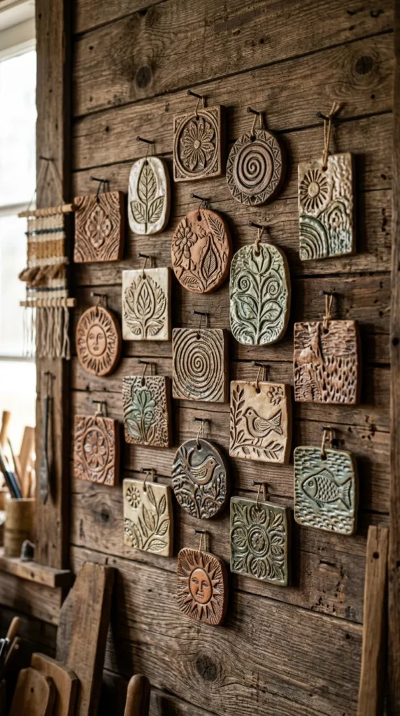 Wall Hanging Clay Tiles
