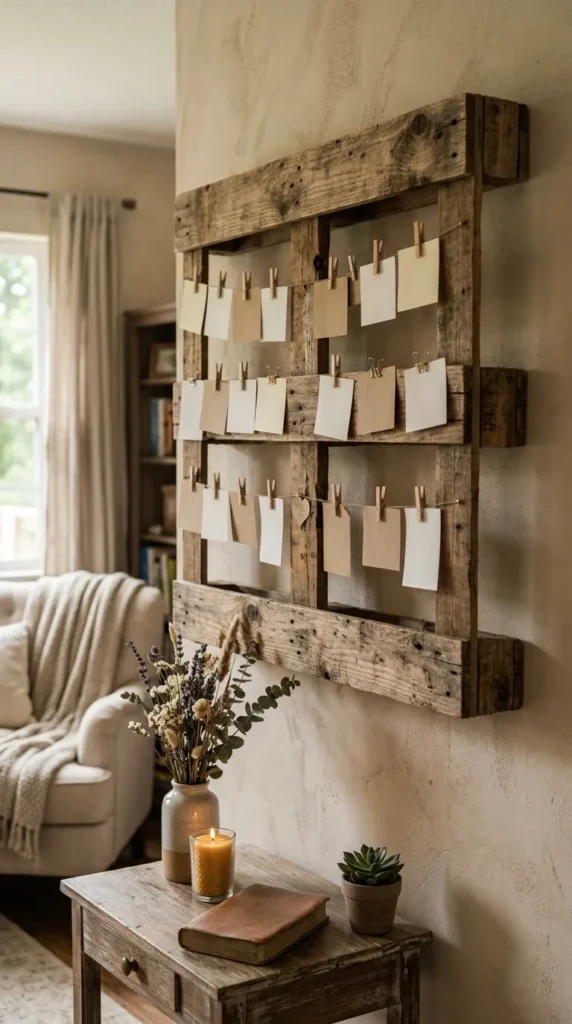 Wooden Pallet Prayer Display