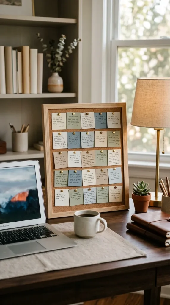 Work Desk Prayer Board